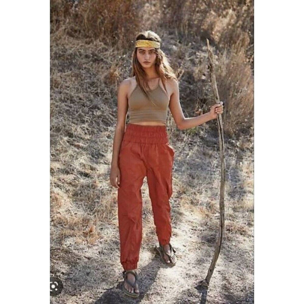 Free People FP Movement the way home orange jogger pant XXS